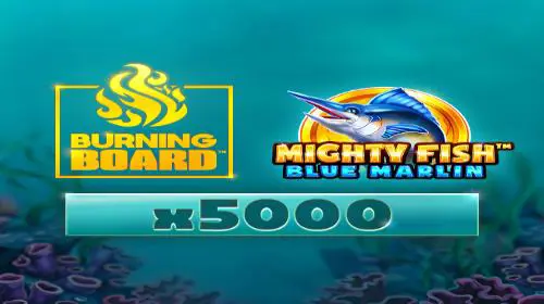 Mighty Fish™: Blue Marlin Burning Board™ - Spin City - Lesotho