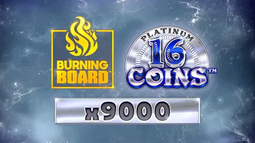 16 Coins™ Platinum Burning Board™ - Spin City - Lesotho