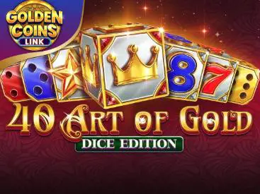 40 Art of Gold Dice edition Golden coins link - Spin City - Lesotho