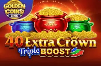 40 Extra Crown Triple Boost Golden Coins Link - Spin City - Lesotho